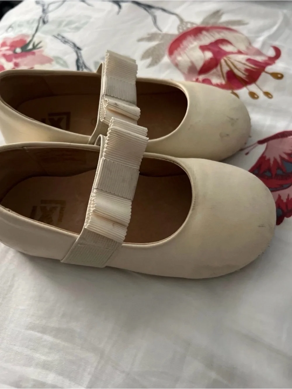 LUXELIM SZ 25 ivory leather shoes
